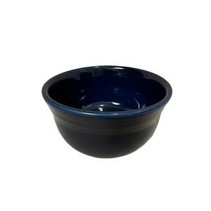GUSTO BOWL cobalt blue HOMER LAUGHLIN FIESTA Rare Discontinued Cereal
